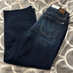 Judy Blue Dark wash cropped wide leg jeans